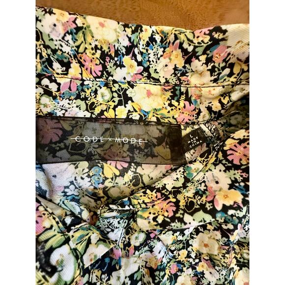 Code x Mode Floral Midi Shirtdress. Size L. - Picture 4 of 7